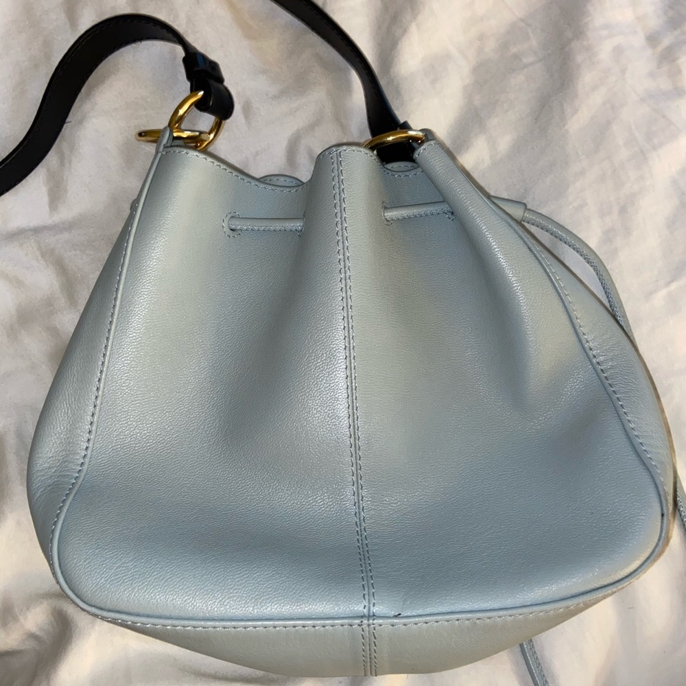 See By Chloé Two-Tone blue and Black Leather Crossbody Bag - Picture 6 of 7